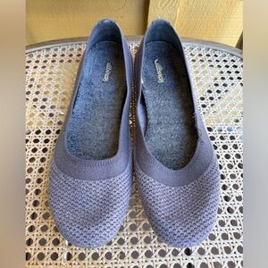 Allbirds Tree Breezers Gray Knit Flats size 10